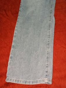 Double Waistband Denim Jeans