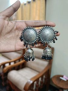Oxidised Jhumka