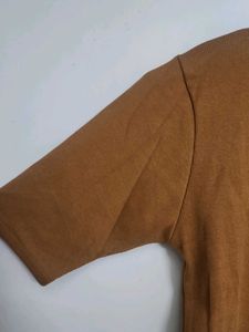 Brown Casual T-Shirt