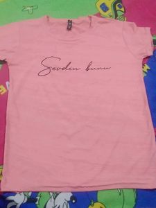 Peach Graphic Tee