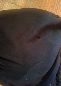 Chic Black Smocked Crop Top