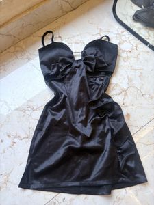 Black Cutout Mini Dress