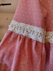 Cute Pink Polka Dot Korean Top
