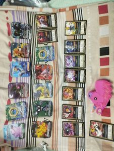 Naruto And Pokemon Cards Combo