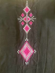 Black Kurti With Beautiful Chanderi Cotton Dupatta
