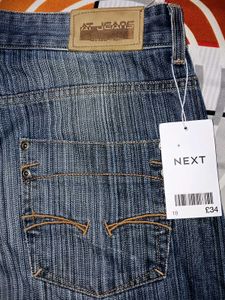 Striped Denim Jeans
