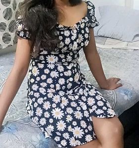 Floral Print Mini Dress