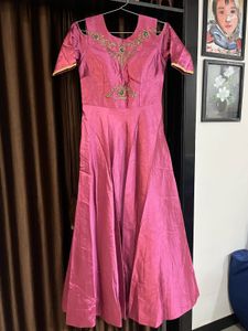 Elegant Pink Ethnic Gown