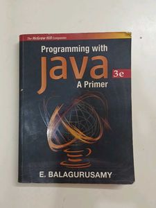 Well maintained Programming with JAVA...A PRIMER