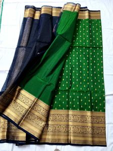 Green Sico Pattu Saree