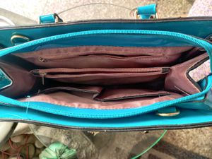Blue Firozi Side Bag For Women