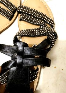 Black Party Sandal