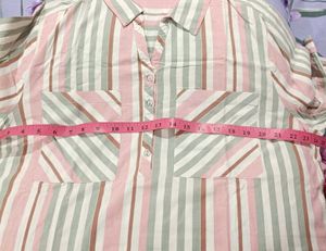 Gia Curves Striped Shirt