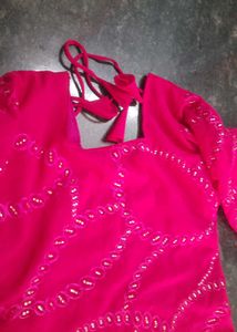 Beautiful Pink Saree