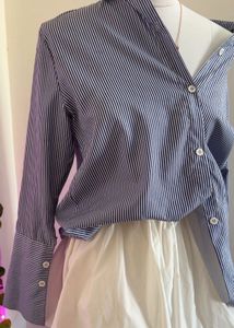 Striped Button-Down Shirt