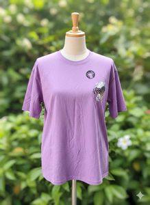 Purple Graphic T-Shirt(oversized)