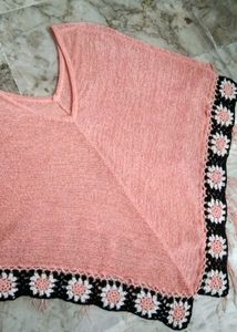 Summer Ponchu top (क्रोशिया से बना)