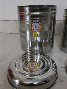 Stainless Steel Container, Set Of 3