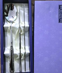 KOREA AUTHENTIC SPOON &amp; CHOPSTICK SET