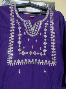 Elegant purple 💜 Kurta Set