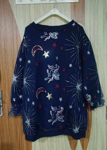 imported sequence winter wear top