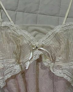 Lace Trimmed Slip Dress