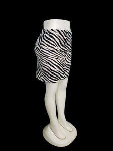 Zebra Print Pencil Skirt