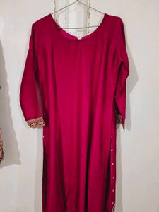 Elegant Maroon Kurta Set