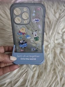 Blue Cartoon Iphone 13 Pro Case