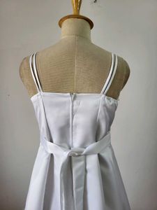 Elegant White Dress , Length 42 Inches