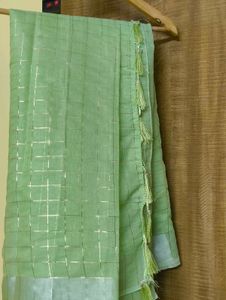 New Saree With Falls Pico Tag