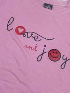 Love &amp; Joy Pink Tee