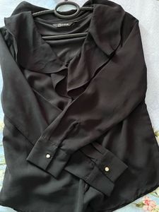 Women Formal Black Top