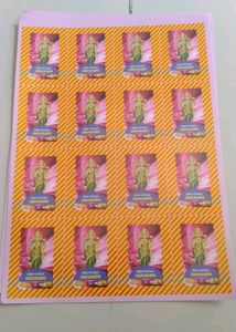 Chocolate Packing Sticker