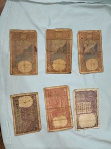 Vintage Two Rupee Notes - Rare Collection
