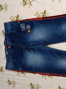 Stylish Striped Jeans