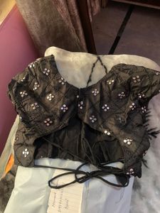 Black Mirror Work Lehanga🖤🎀🦚