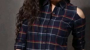 Nevy Blue Checked Shirt( Unused)