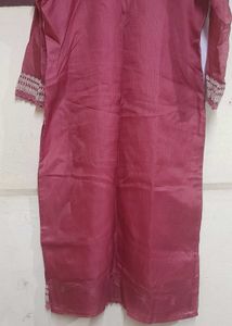 Onion Peel Color Kota Kurthi With Duppatta