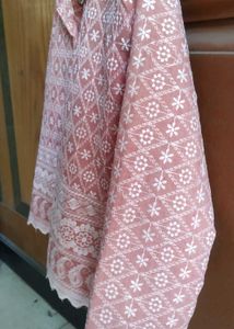 Embroidered Peach Jacket