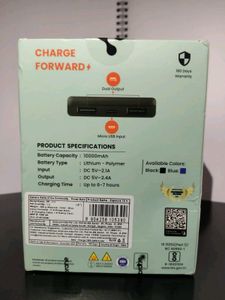 Ambrane PP111 10000mah Powebank