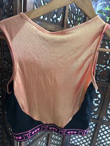 Metallic Crop Top