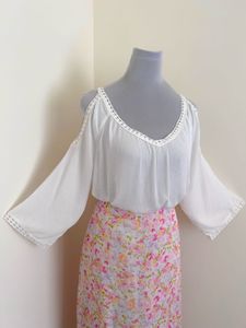 100% COTTON TUNIC WITH LACE