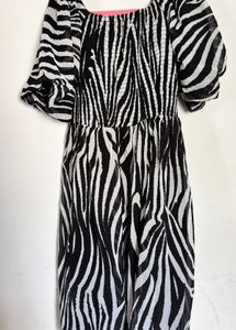 Zebra Print Dress