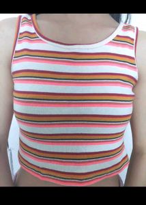 Pink tank top with shrug