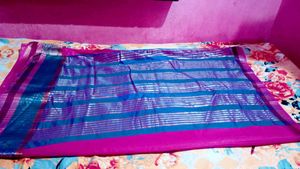Silk Sare Elegant Pink Saree