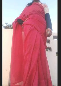 Dark Pink Saree