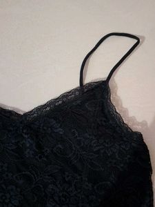 Black Lace Cami Top