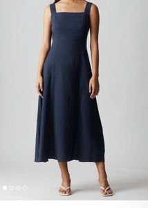Navy Midi Dress