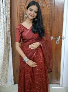 Maroon lehenga choli❤️